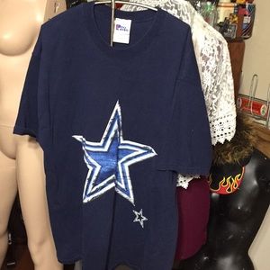 Vintage pro player cowboys tee shirt made USA